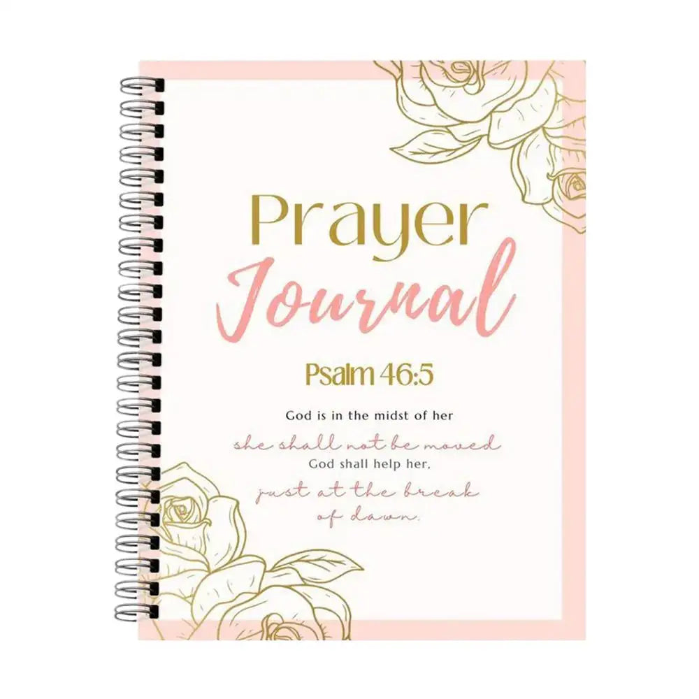 Daily Prayer Journal Christian Notebook For Women Spiral Organizers Planners Daily Guided Devotional Journaling Bible Study
