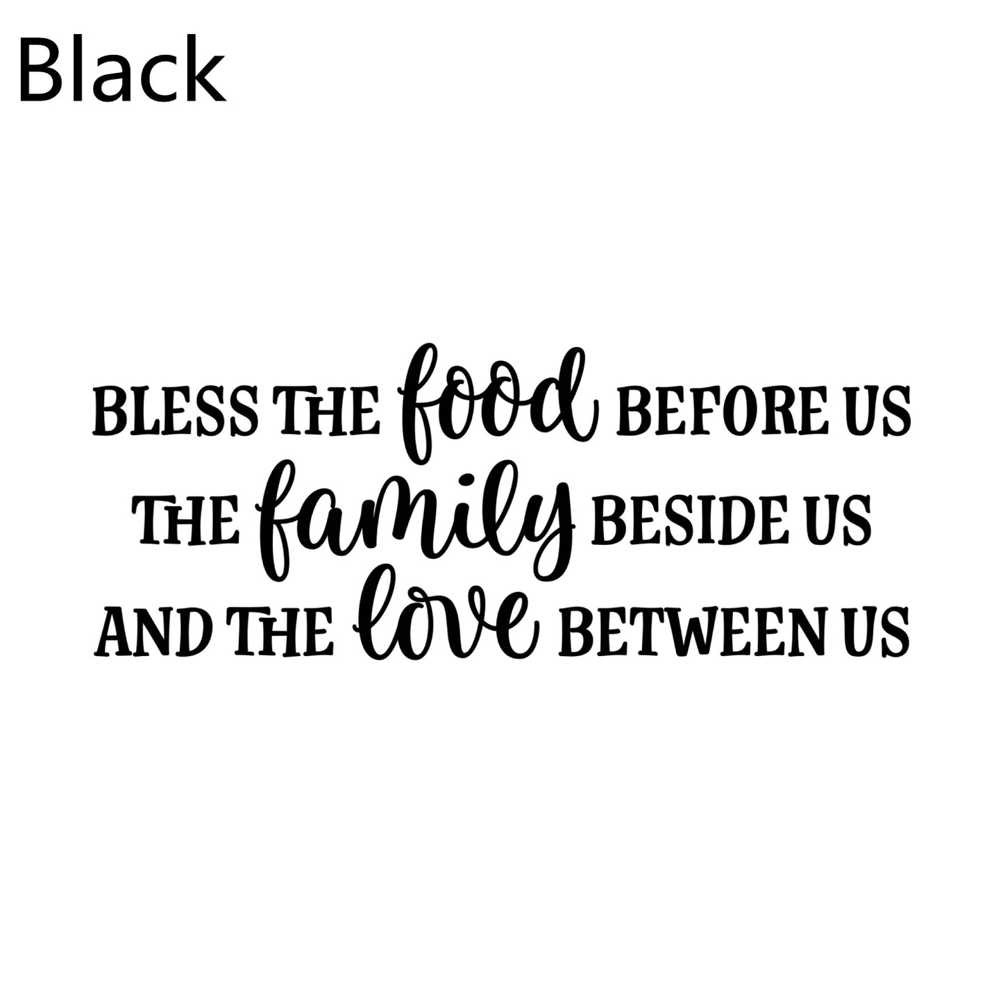 Family Christian Wall Holiday Decoration Stickers