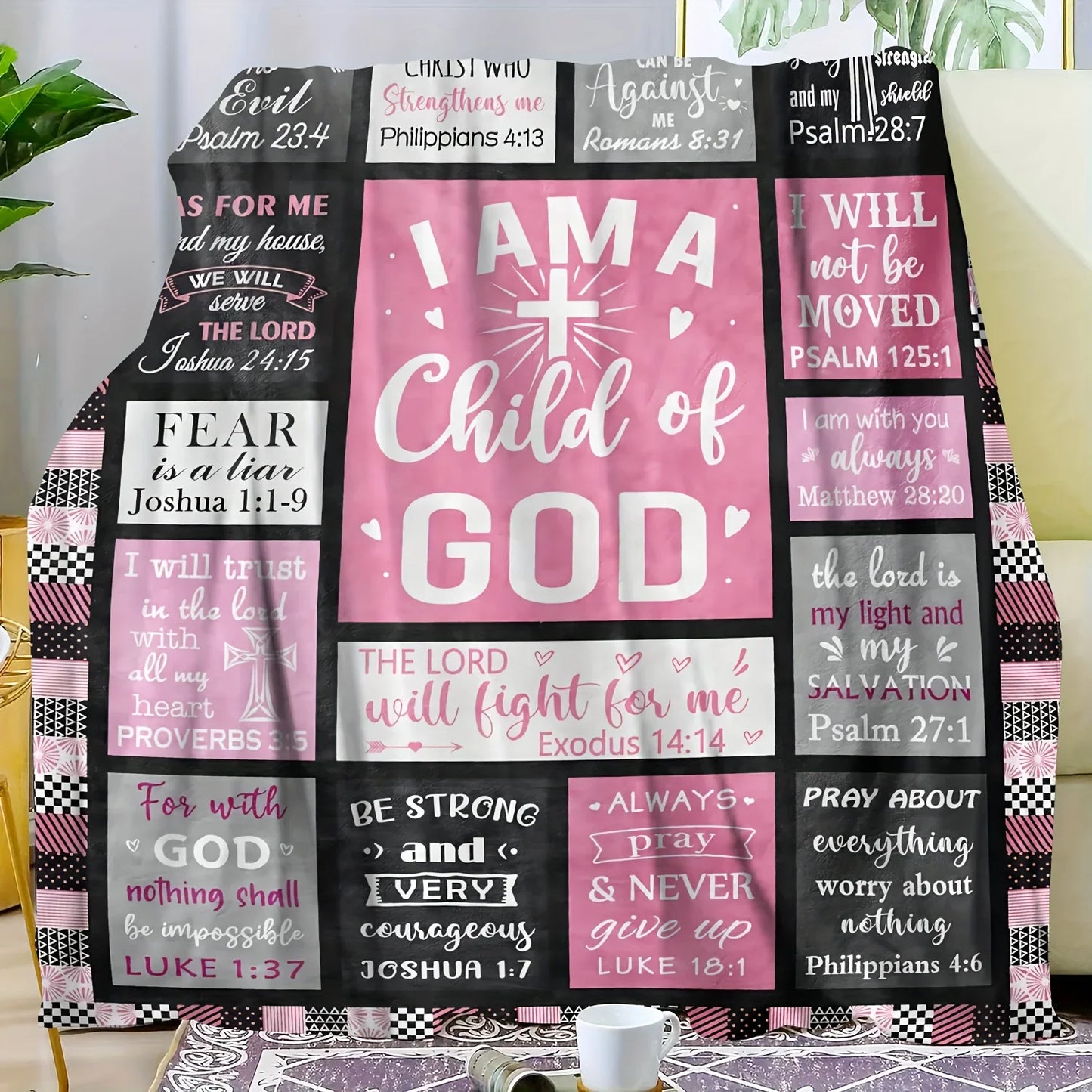 Christian Gifts For Women Blanket I Am A Child Of God Blankets Inspirational Religious Gifts Catholic Spiritual Gifts For Women