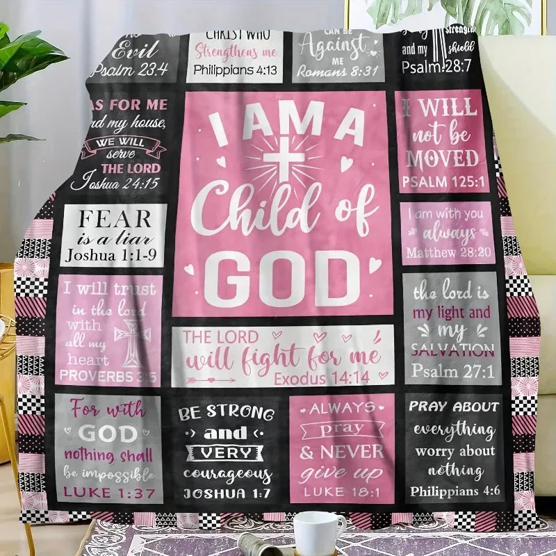Christian Gifts For Women Blanket I Am A Child Of God Blankets Inspirational Religious Gifts Catholic Spiritual Gifts For Women